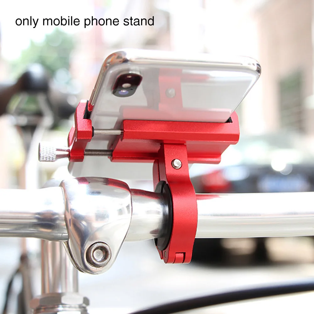 

Adjustable Clip Handle Mount Anti Slip Aluminium Alloy Bike Durable Practical Phone Holder Accessory Electric Scooter Firmly