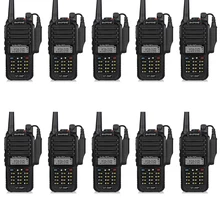 10pcs Baofeng GT-3WP IP67 Waterproof VHF/UHF 136-174/400-520MHz Dual Band Handheld Transceiver Ham Two Way Radio Walkie Talkie