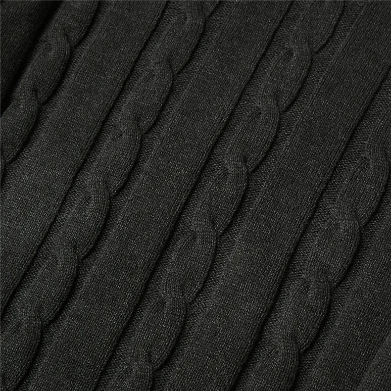 2019 Sweater Men Women Thick Cable-Knit Turtleneck Men Pullover Swaeters Autumn Winter High Quality Couples Sweater Male Female 05