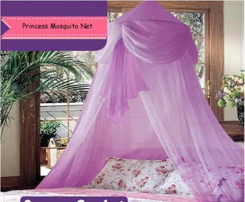 cheap Ruffle Princess Mosquito Net Canopy Bites Protect For Twin Full Queen King Size