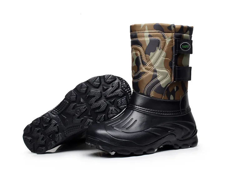 esqui à prova dwaterproof água casual meados de bezerro sapatos