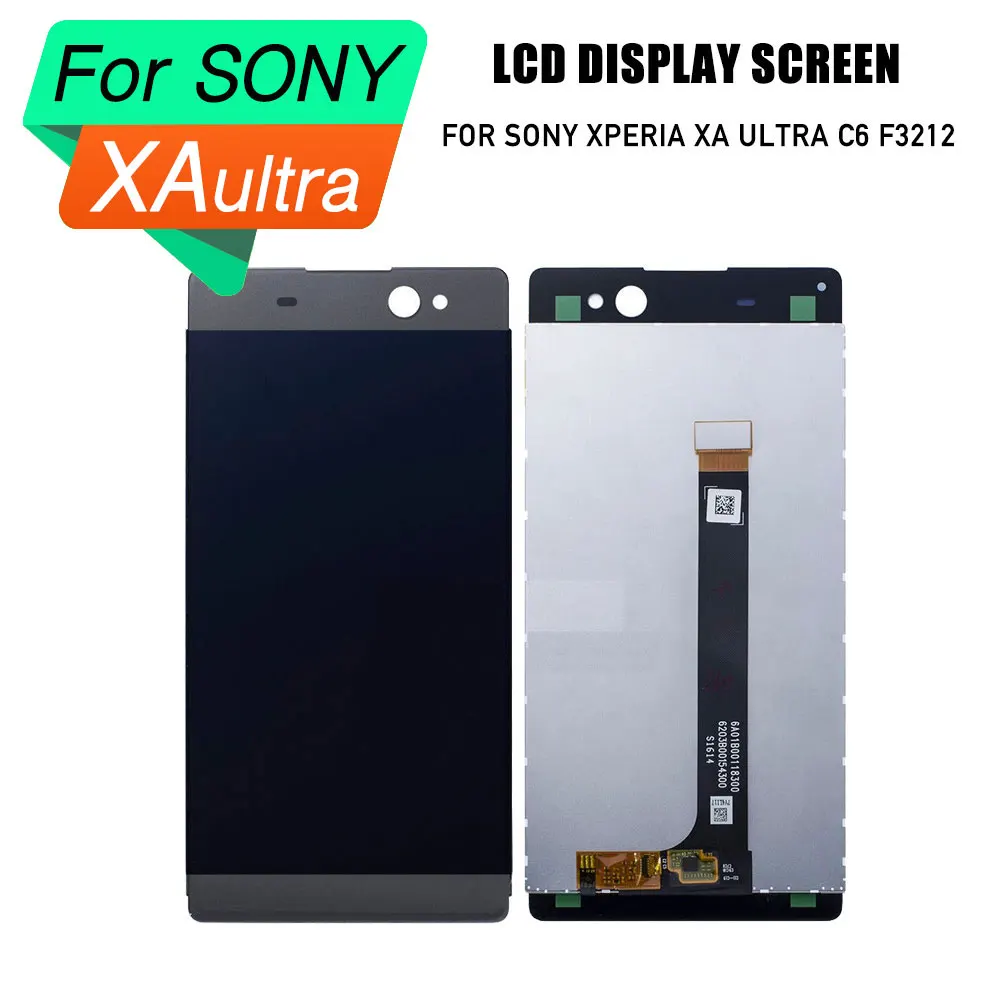 

lcd screen for sony xperia XA ultra lcd digitizer display screen assembly free tools for sony xperia xa ultra C6 F3212