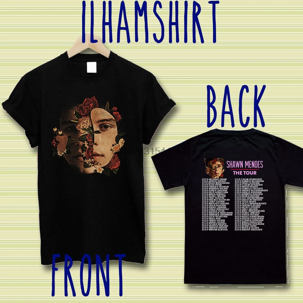

shawn mendes world us tour dates concert new album shirt tshirt t-shirt S-2XL
