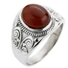 Silver-red agate