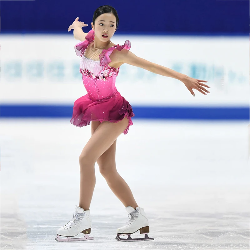 

RUBU Customization Ice Skating Dress Competition Ice Skating Dress For Sale New Brand Figure Skating Competition Dress