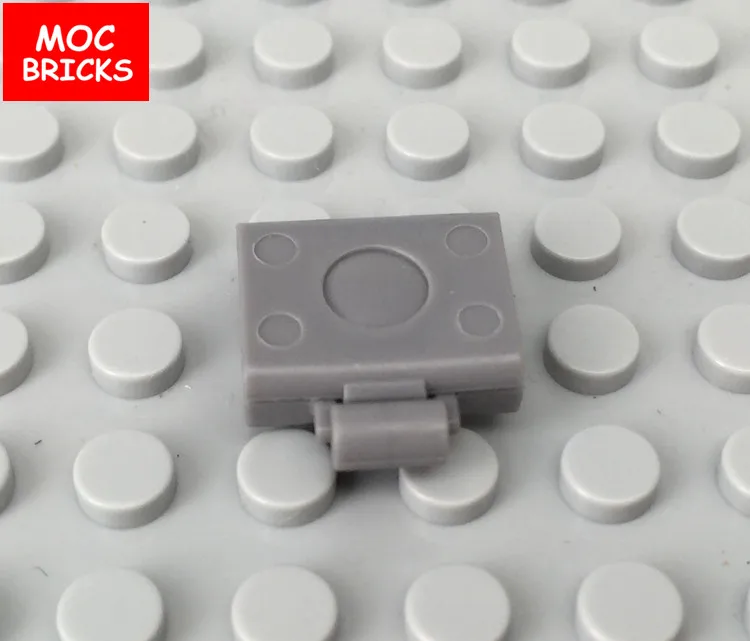 10 шт./лот MOC кирпичи аксессуары темно серый ноутбук Обучающие строительные блоки