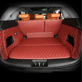 

fiber leather car trunk mat for chery tiggo 7 2016 2017 2018 car accessories