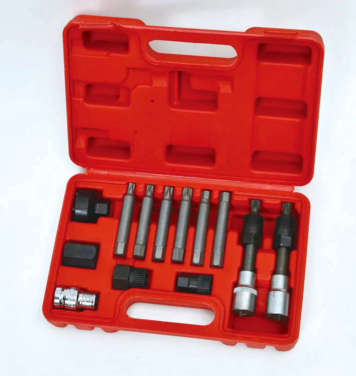

Mainpoint New 13pcs Alternator Freewheel Pulley Puller Removal Engine Auto Tool Set