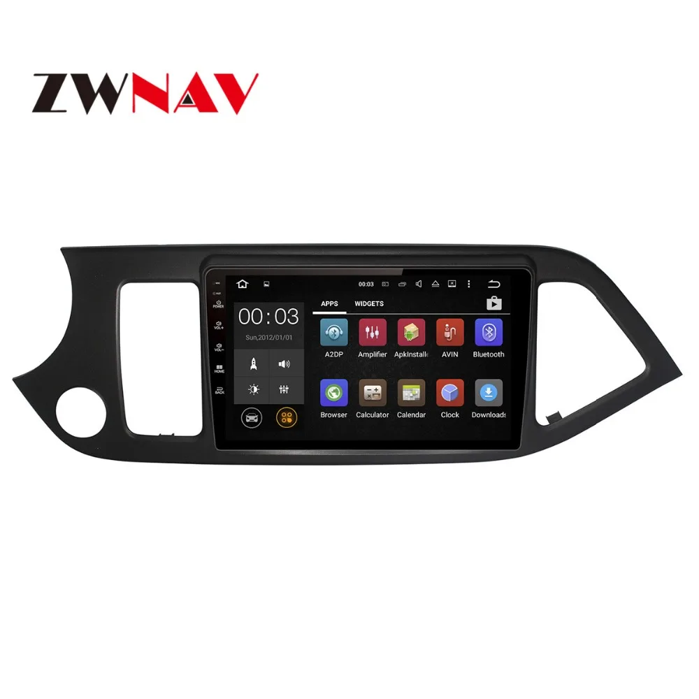 Excellent Android 8.1 Car No DVD Player GPS Navigation Stereo Radio For KIA PICANTO MORNING 2011 2012 2013 2014 2015 2016 Left Driving 4