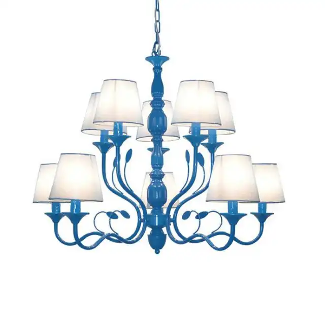 Home Iron White Chandeliers Lighting Led Kitchen Fixtures For