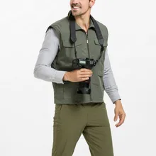 Высокое качество Водонепроницаемый жилет фотографа без рукавов спортивные жилеты несколькими карманами Термальность рыбалка куртка Для мужчин тактический жилет