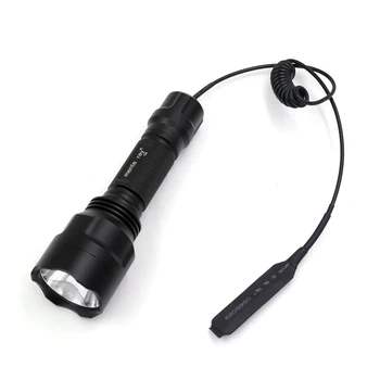 

1000lumens C8 CREE XM-L2 U3 12x7135 1-Mode (on/off) 4200mA LED Hunting Flashlight Torch Camping Lamp with Tactical Remote Switch