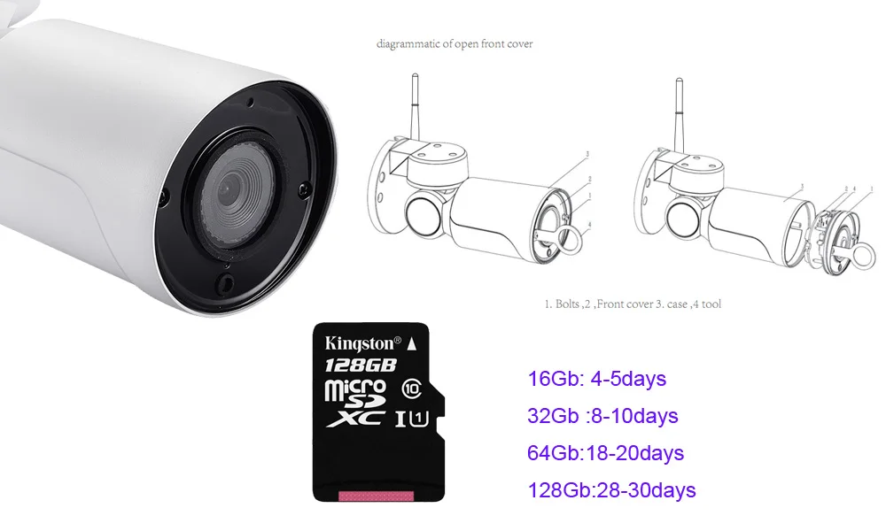 GADINAN 1080P 2MP Yoosee мини POE IP PTZ 2,8-12 мм 4xzoom IP Камера Открытый Wi-Fi Onvif аудио P2P видеонаблюдения Водонепроницаемый пуля Камера