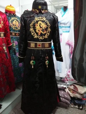 Ancien костюм Chinois Traje Antiguo Чино манто Abrigo usure de la сцены desgaste de la Etapa китайской династии Цин одежда