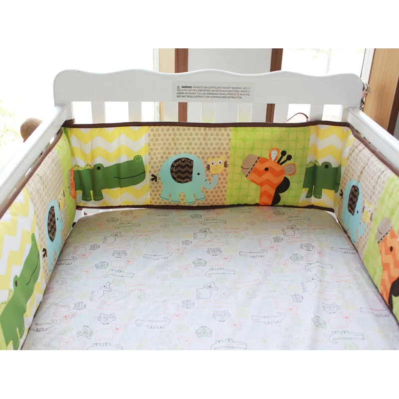 Baby Bedding Set Animal World Elephant Baby Boy Crib Bedding Sets