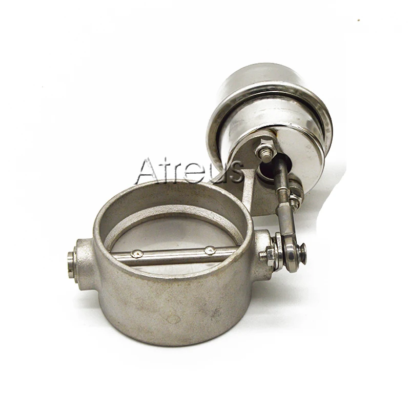 Stainless Steel 2 2.5 3 inch 51mm 63mm 76mm Pipe Car Exhaust Control Valve Set Boost Actuator CLOSED Style Pressure About 1 BAR |