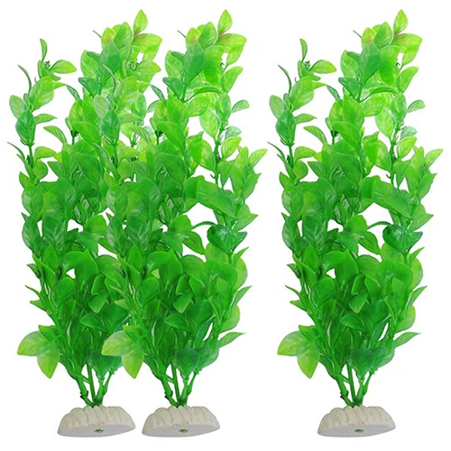 

Hot! 1x Green Aquatic Artificial Fish Tank Plant Aquarium Landscape Decor Water Grass
