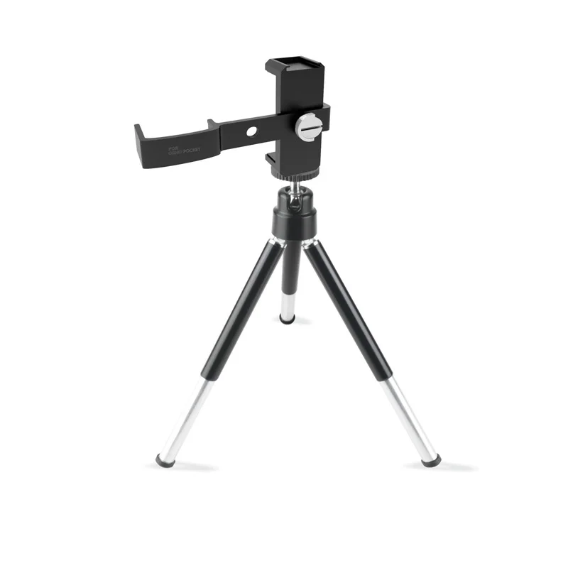 Osmo pocket tripod Stabilizer Holder expand phone Clip 14 Hole Hot Boots Components for dji Osmo pocket camera gimbal Accessories 1 (2)