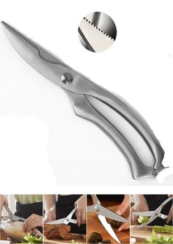 

10'' Heavy duty Stainless Poultry Steel Chicken Gadget shear Fish Duck cut Cutter Bone scissor Cook Tool