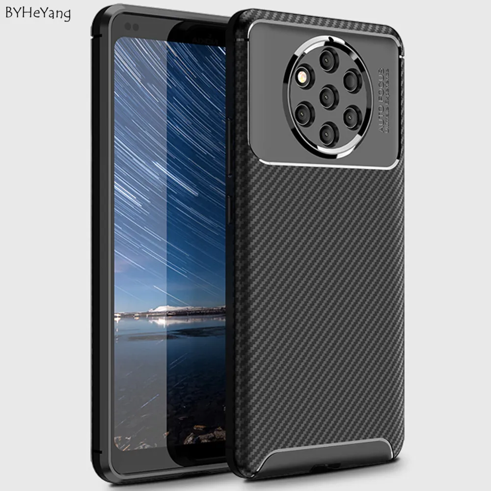 

BYHeYang For Nokia 9 PureView case Matte Silicone Soft TPU Cover Protect Phone shell Coque bag For Nokia 9 PureView TA-1094 Back