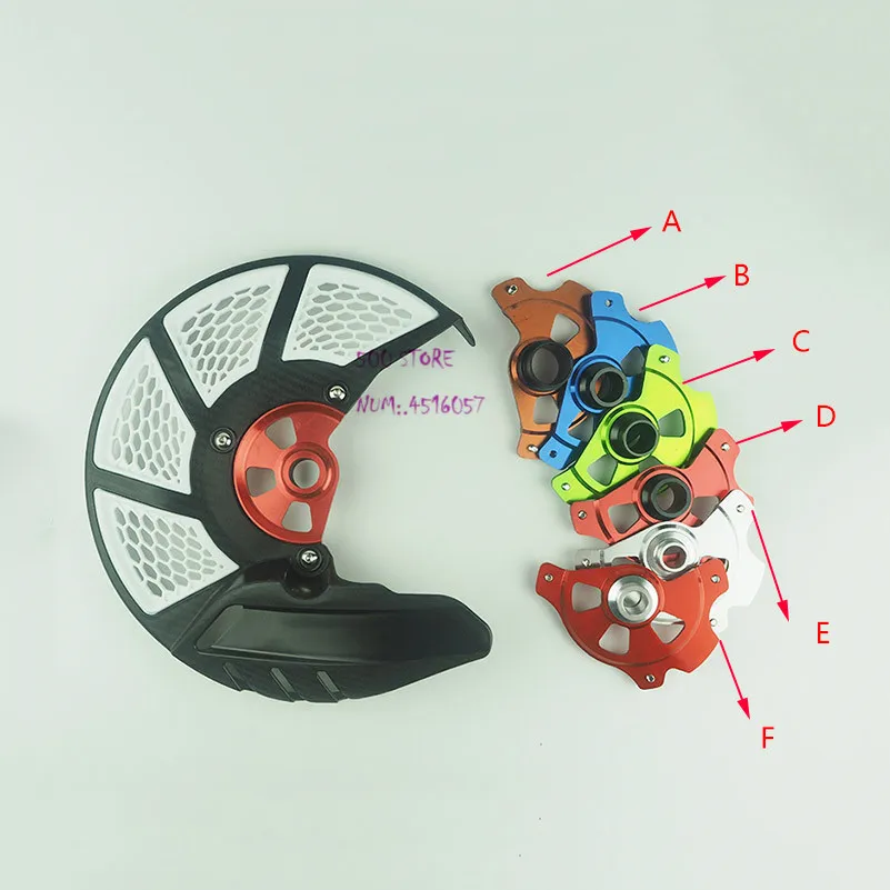 

free shipping Motorcycle Front Brake Disc Rotor Guard Cover Protector Black Fit KTM SX SXF XC XCF EXC EXCF 125 200 250 300 350