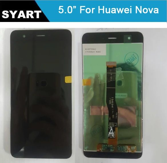 Syart 5.0 дюймов черный бело-золотые для Huawei Nova CAZ-AL10 сенсорный ЖК-экран мобильного