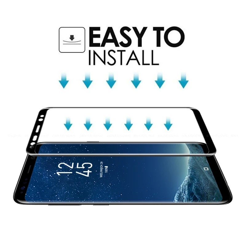 Fecoprior закаленное стекло для Samsung Galaxy S9/S9 Plus S9Plus защита экрана полное покрытие