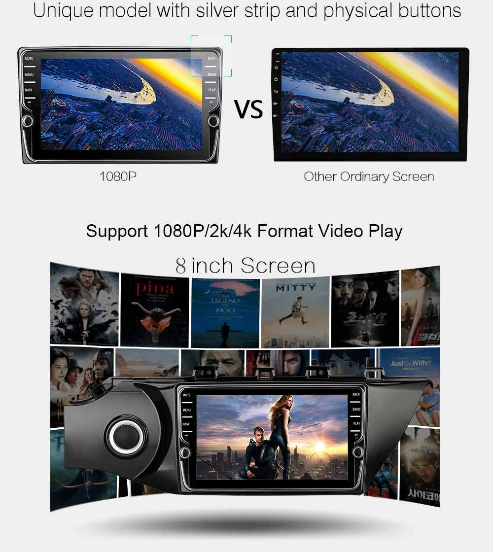 Flash Deal Funrover IPS Android 8.0 2 din car dvd for kia k2 rio 2016 2017 multimedia radio tape recorder audio stereo wifi video player fm 12