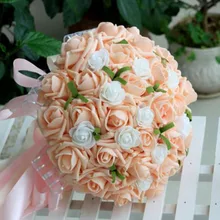 Новое поступление Свадебный букет ручной розы buque noivas Свадебные цветы Свадебные букеты ramos de novia