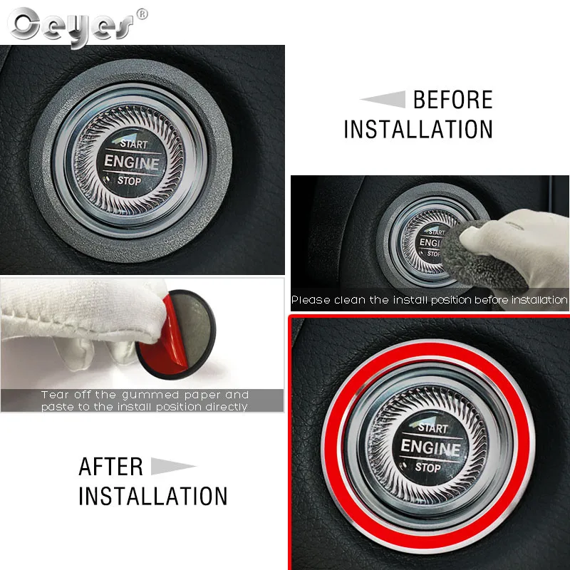 Car Start Engine Button Key Ring MERCEDES (6)