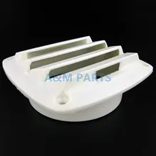 Морской жалюзи вентиляционные отверстия Круглый 4 дюйма шланг корпус вентиляционное отверстие лодка пластик белый