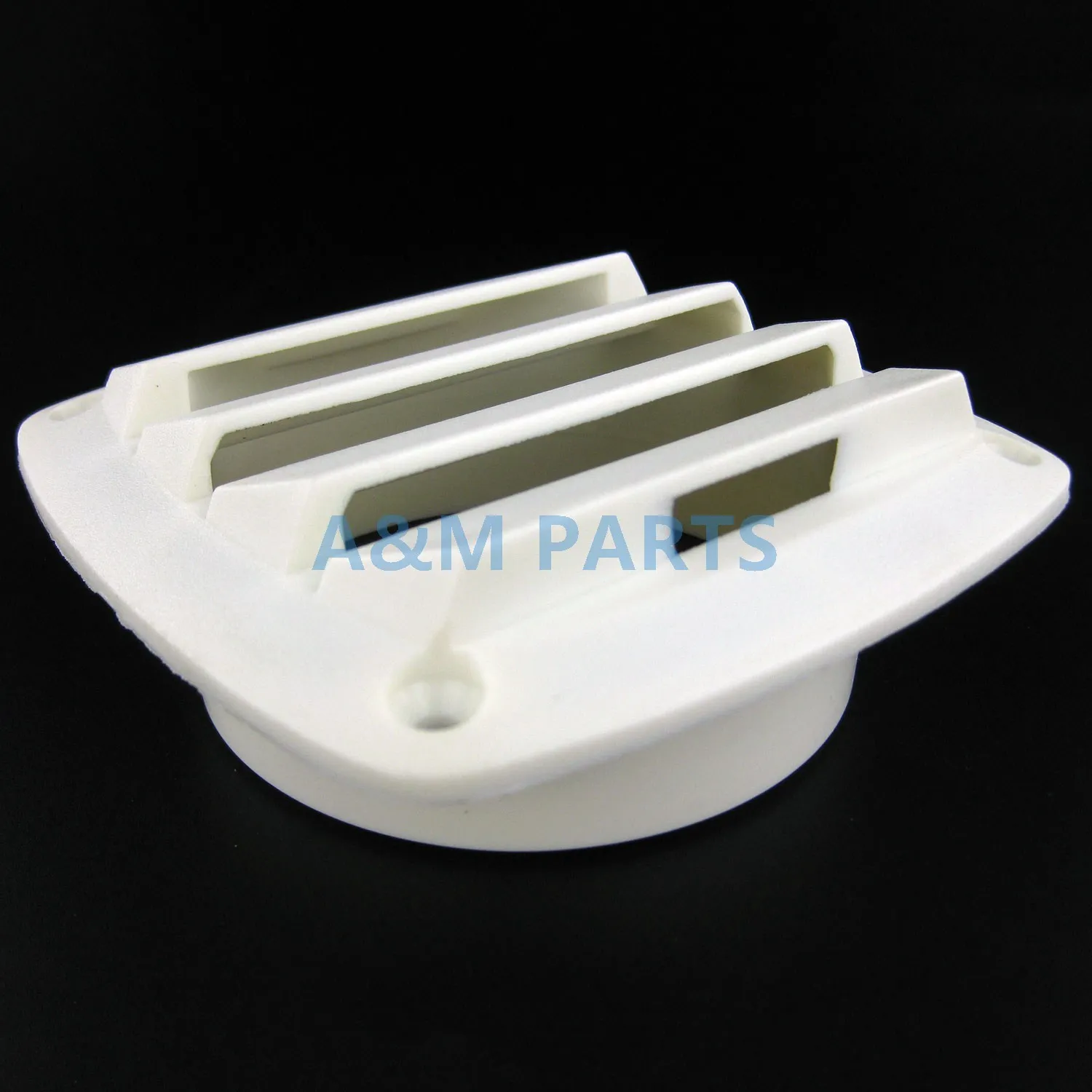 

Marine Louvered Vents Round 4 Inch Hose Hull Air Vent Boat Plastic White