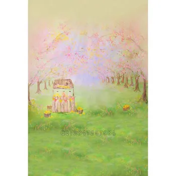 

Spring Beautiful Scenery photo studio background Vinyl cloth High quality Computer printed custom backdrop