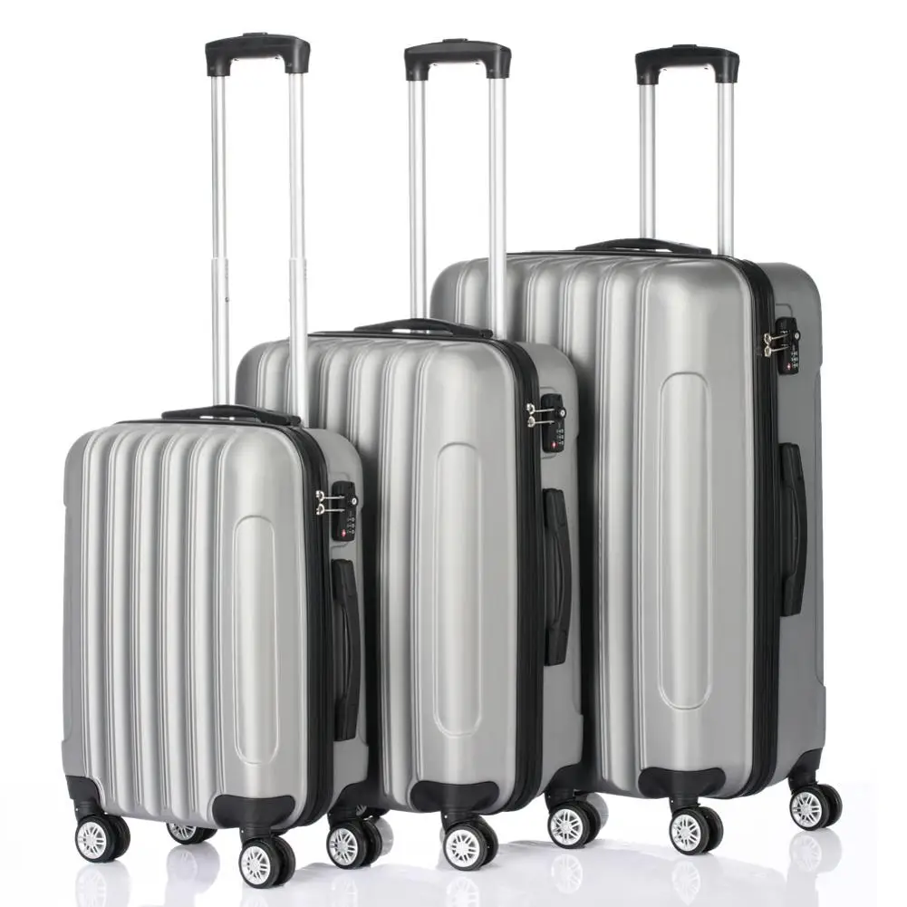 

3-in-1 Multifunctional Large Capacity Traveling Storage Suitcase Storage Box Silver Gray Dirt-resistant And Easy To Clean