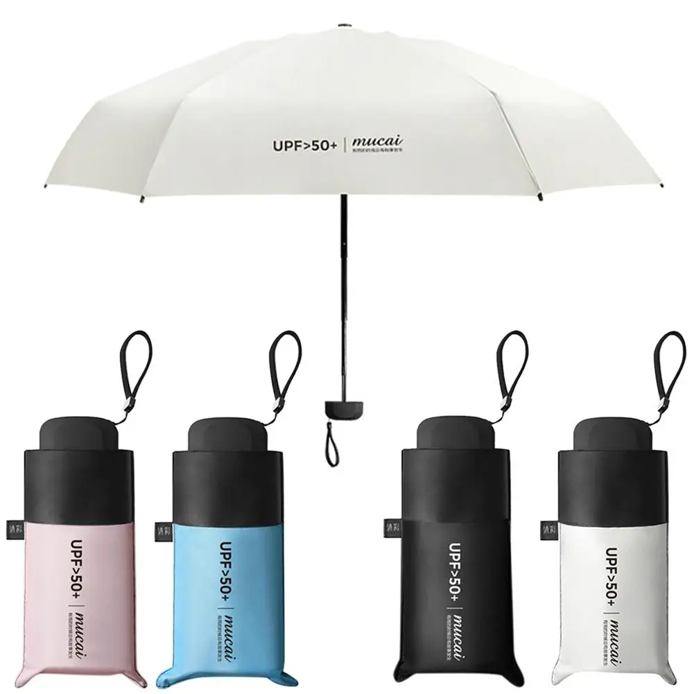 Online Anti uv Tasche Mini Regenschirm Regen Frauen Winddicht Durable 5 Folding Sonnenschutz Regenschirme Tragbare Sonnencreme Weibliche Sonnenschirm