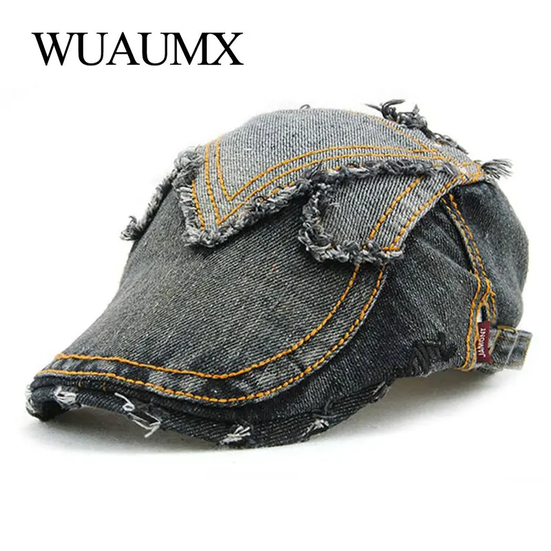 Винтажный женский берет Wuaumx головные уборы военный с утконосом мужской пряжкой