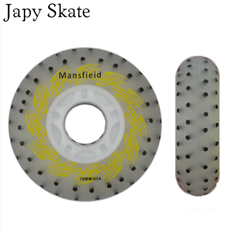 

Japy Skate Firestone Led Lighting Skating Wheels 85A Flash Roller Wheels Sliding Skate Wheels 8PCS/SET Slalom SEBA Patines Tires