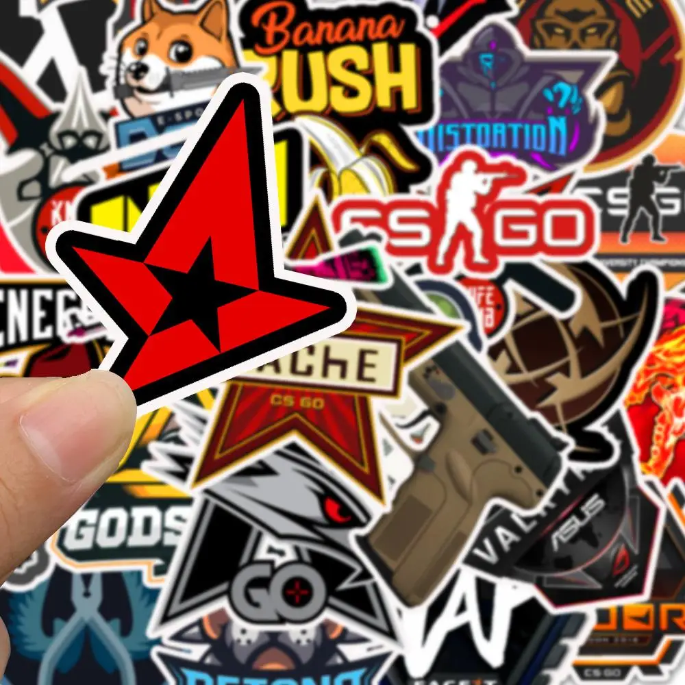 50 шт./партия, наклейка CS GO, s, мотоцикл, аниме, игра, наклейка для мальчиков, ноутбук, забавный граффити, наклейка s Mix, наклейки, водонепроницаемые, Pegatinas
