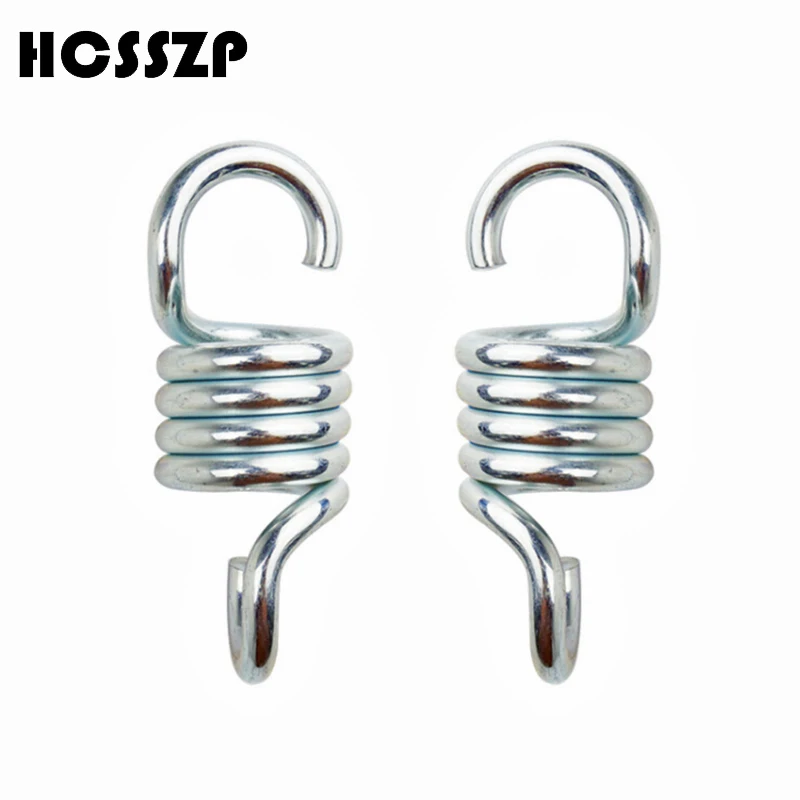 

2 pcs Sturdy Extension Spring Fits Hammock Chair Hanging porch suspension hooks garden swing Punch Bag 700LB Weight Capacity