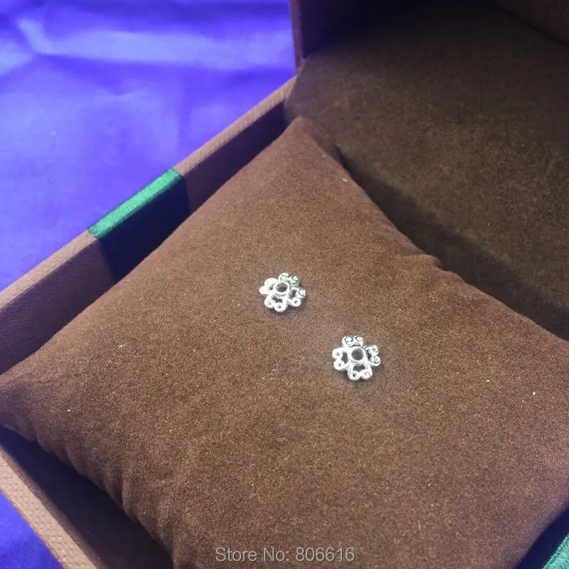 " Fake One Penalty Ten " (35Pcs=5g) 6mm 925 Sterling Silver Jewelry