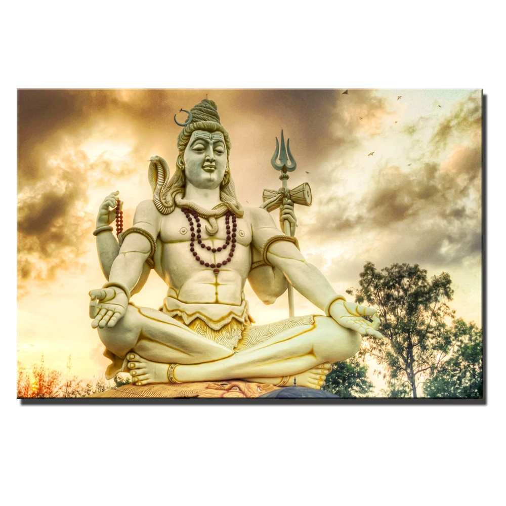 

Lord Shiva Posters And Prints Large Size Classical Hindu Gods Hinduism Religion Cuadros Pictures For Living Room Wall Art Decor