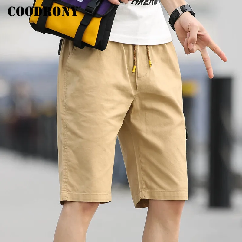 

COODRONY Cargo Shorts Men 2019 Cool Summer New Streetwear Fashion Casual Short Masculino Cotton Mens Shorts Pants Pockets S99002