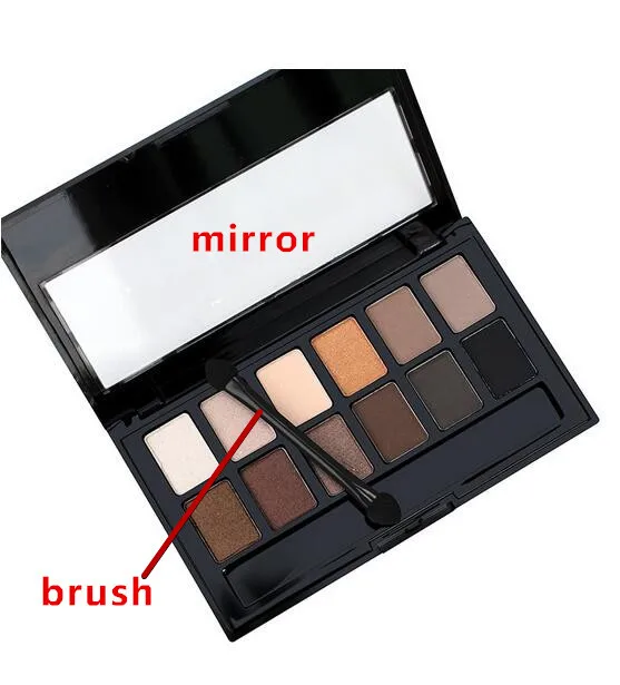 Cosmetic Matte Eye Shadow 12 Colors Make Up Set Nudes