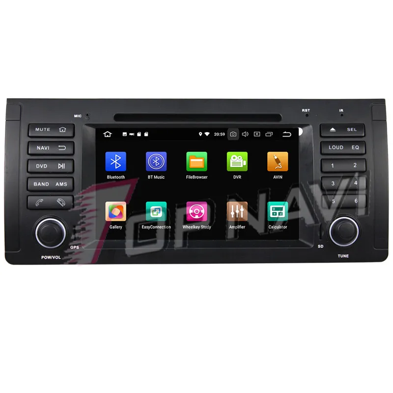 Topnavi Octa Core Android 9 0 Автомобильный GPS навигатор для BMW M5 E39 (1995 2003) X5 E53 (2000 2007) DVD