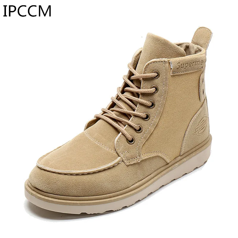 

2019 New Casual Martin Shoes Korean Version Of The High-top Belt With Anti-slip Wear Lightweight Trend, Wild Models