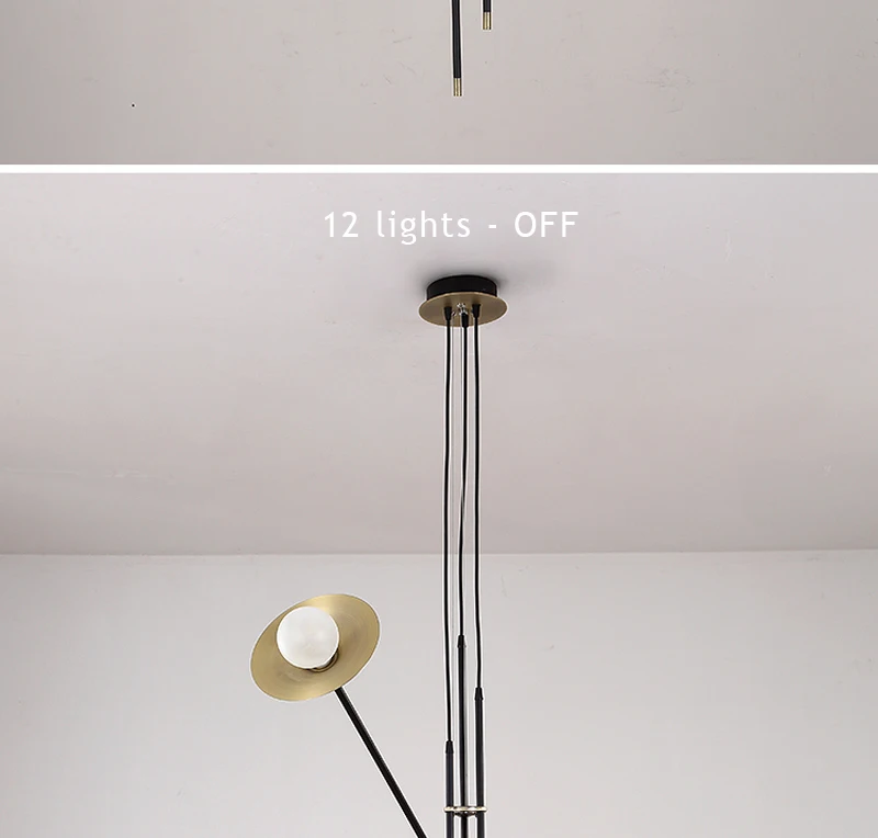 Современный минималистский динамик со стеклянными круглыми шарами с G9 Подвесная лампа nordic ресторан Хоум деко корицы с регулируемым углом наклона подвесной светильник