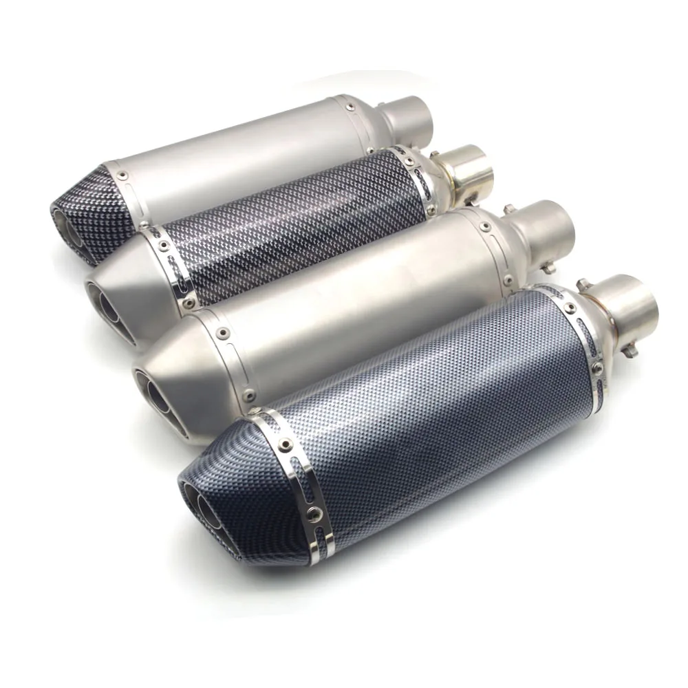 

51mm Inlet Universal motorcycle exhaust Pipe scape moto with DB killer FOR BMW S1000RR S1000XR F800R GS 1200 MOTO BMW R1200RT