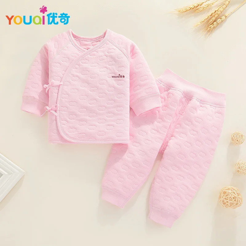 

YOUQI Newborns Clothes Unisex Winter Baby Girls Boys Clothing Set Top Pants Suit Spring Fall Toddler Infantil Clothes For Babies