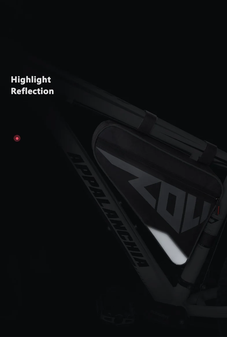 Perfect Bike Frame Front Tube Bag Large Bicycle Triangle Bag  Waterproof Cycling Bag Pannier Ebike Tool Bag Accessories 2
