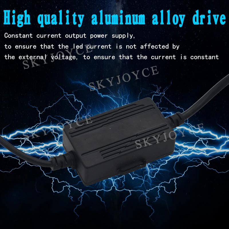 SKYJOYCE 1 комплект 35*2 70 Вт H4 мини светодиодный проектор объектив Автомобильный